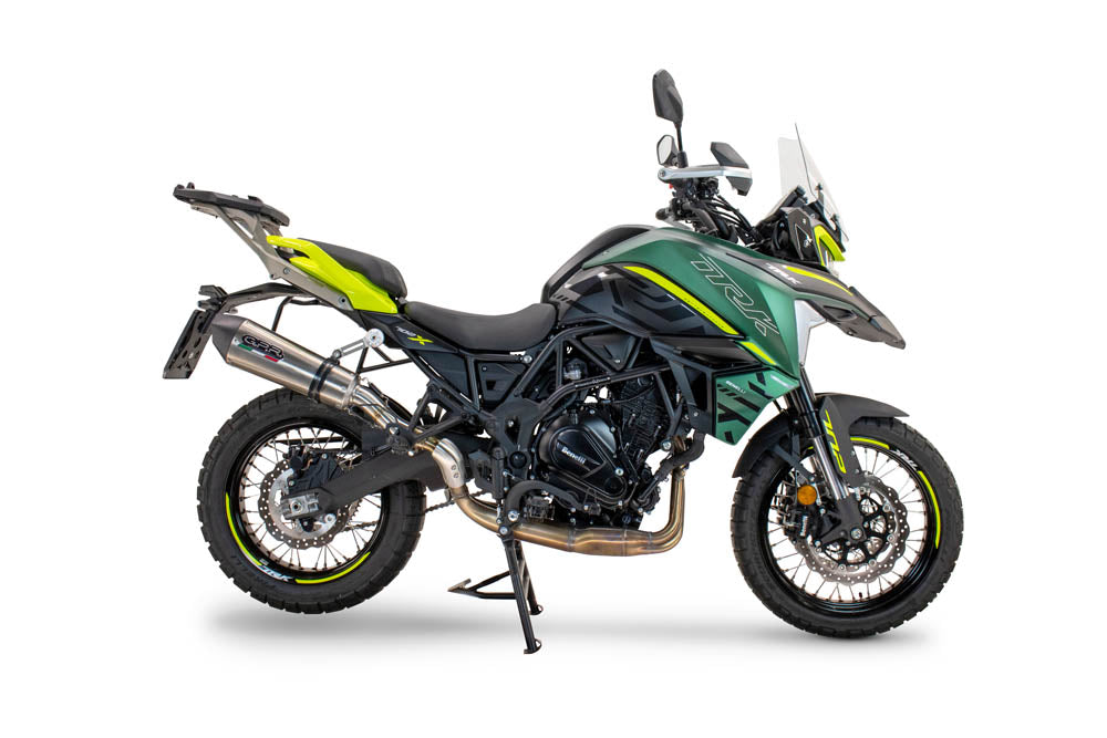 Benelli TRK 702 2023-2024 Exhaust GPR Slip-on Grand Prix Evo Titanium EPA Compliant