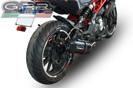 Benelli Bn 302 S 2015-2016 Exhaust GPR Slip-on Furore Nero