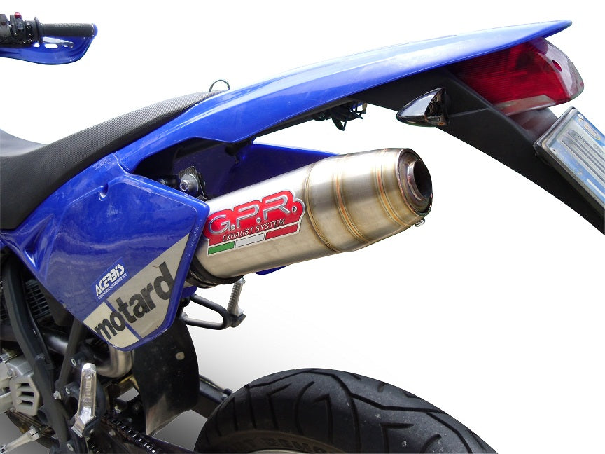 Beta 125 RR ENDURO AC 2005-2009 Exhaust GPR Slip-on Deeptone Inox