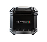 GPR Tech 26L Aluminum Universal Top Case, Black with Mounting Plate and Backrest - photo 3
