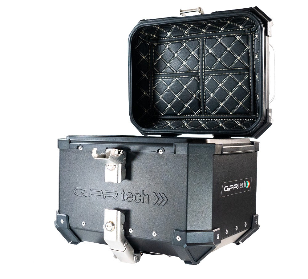 Hero Xpulse 200 4V 2021-2024 GPR Tech 26L Aluminum Top Case, Black with Mounting Plate - photo 11