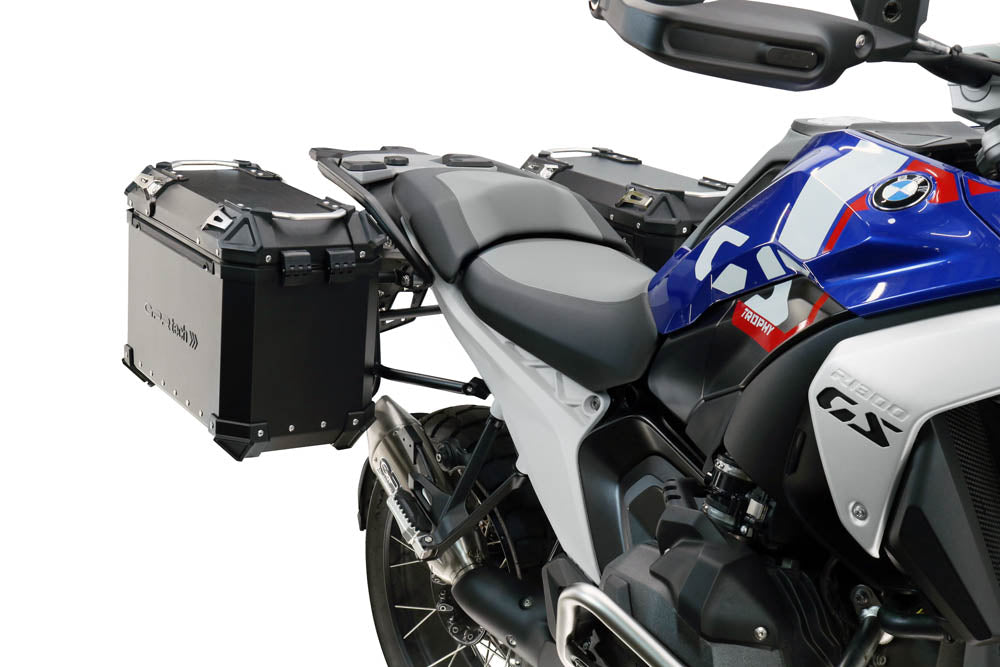 BMW R1300GS 2024-2026 GPR Tech 38+38L Aluminum Side Cases, Black with Pannier Holders - photo 4