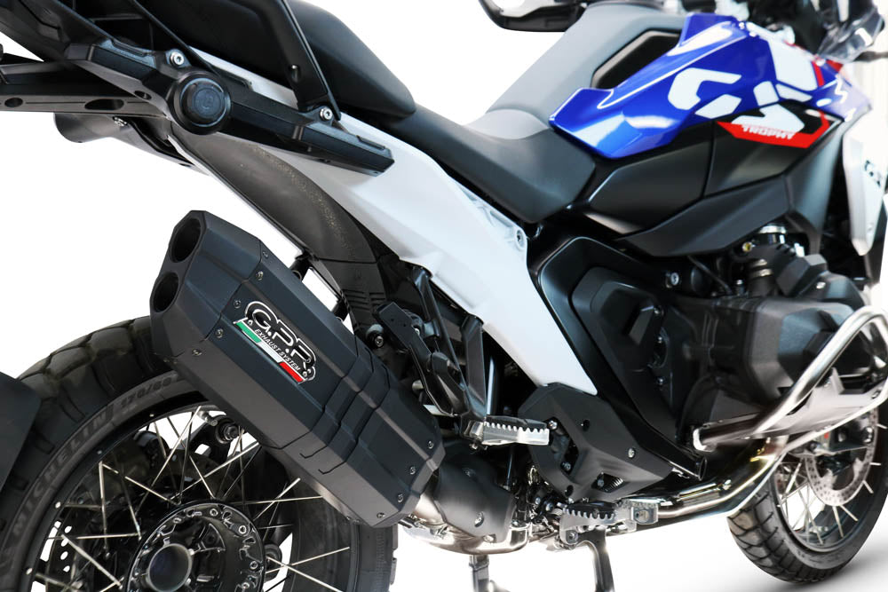 BMW R1300GS 2024-2026 Exhaust GPR Slip-on Hyper Sonic Black Titanium