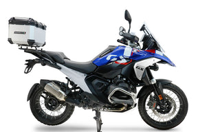 BMW R1300GS 2024-2026 GPR Tech 35L Aluminum Top Case, Silver with Mounting Plate - photo 1