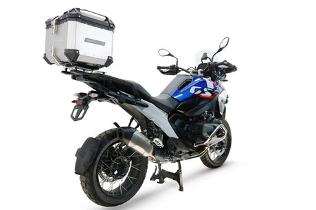 BMW R1300GS 2024-2026 GPR Tech 35L Aluminum Top Case, Silver with Mounting Plate - photo 2