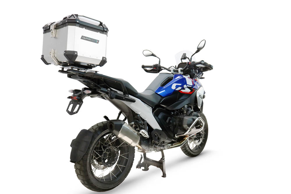 BMW R1300GS 2024-2026 GPR Tech 45L Aluminum Top Case, Silver with Mounting Plate - photo 2