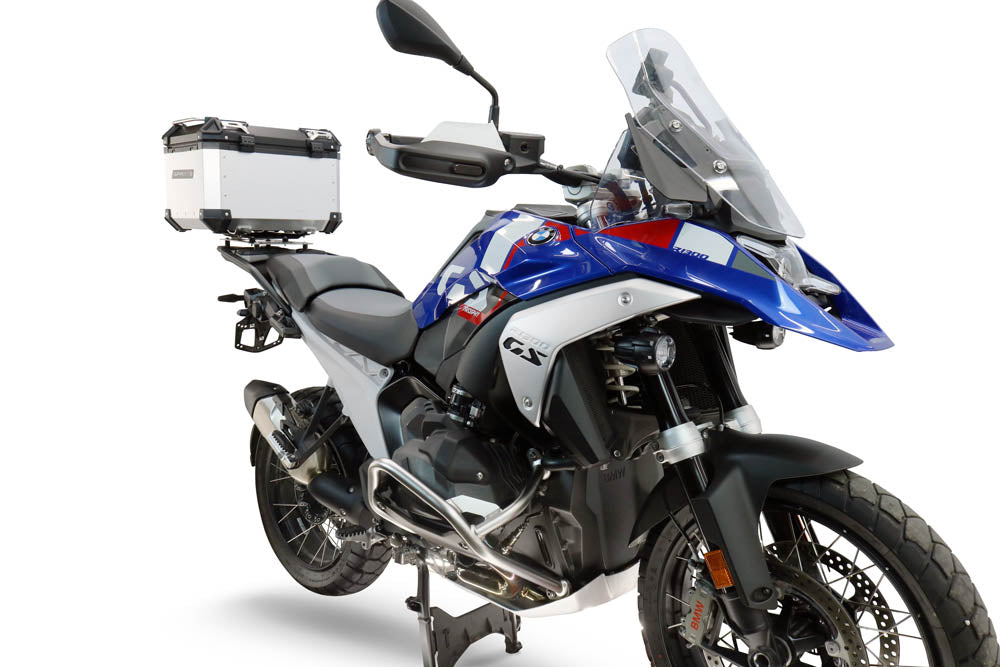 BMW R1300GS 2024-2026 GPR Tech 45L Aluminum Top Case, Silver with Mounting Plate - photo 3