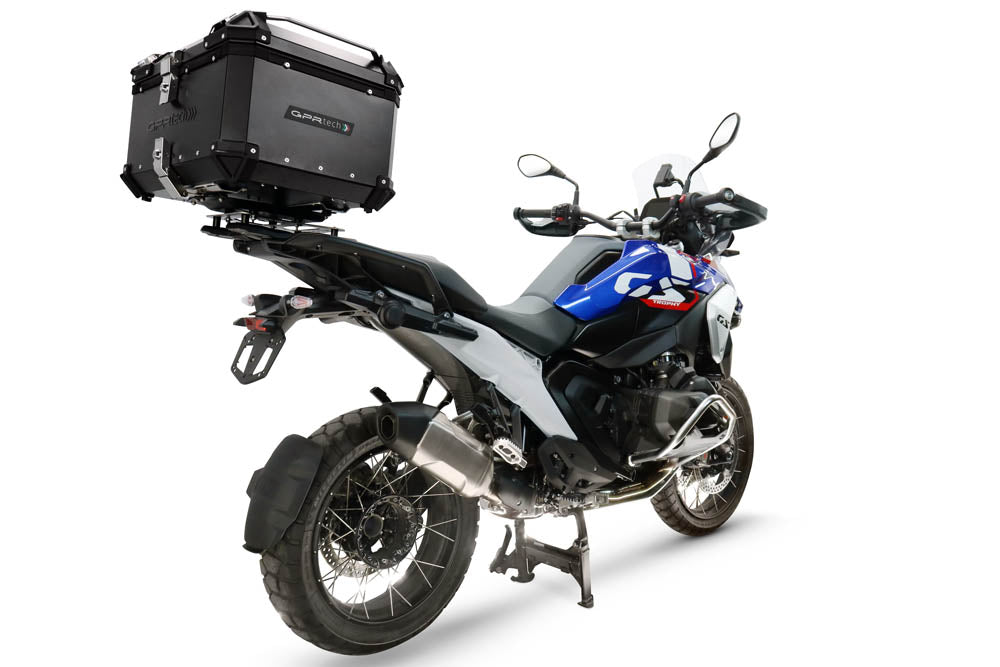 BMW R1300GS 2024-2026 GPR Tech 55L Aluminum Top Case, Black with Mounting Plate - photo 3