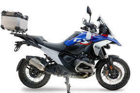 BMW R1300GS 2024-2026 GPR Tech 35L Titanium Top Case, Titanium Natural with Mounting Plate - photo 1