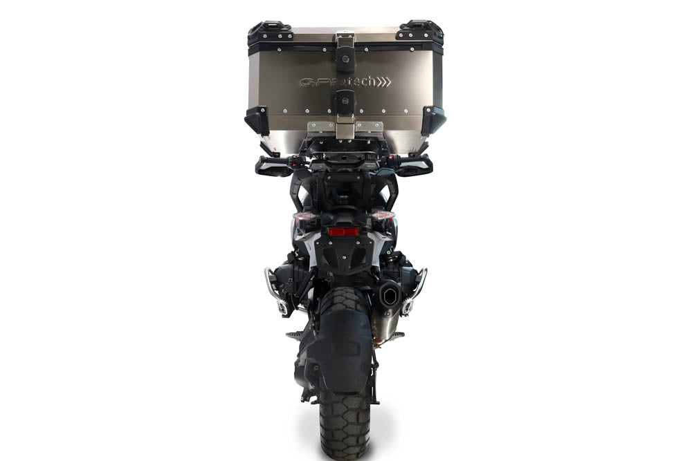 BMW R1300GS 2024-2026 GPR Tech 55L Titanium Top Case, Titanium Natural with Mounting Plate - photo 2