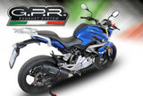 Bmw G310R 2017-2021 Exhaust GPR Full System Furore Evo4 Nero