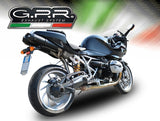 Bmw R1200S 2006-2008 Exhaust GPR Double Slip-on Furore Nero
