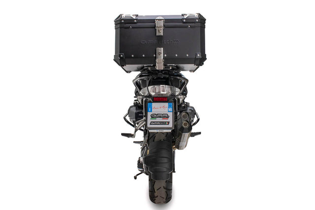 BMW R1200GS 2017-2018 GPR Tech 45L Aluminum Top Case, Black with Mounting Plate - photo 1