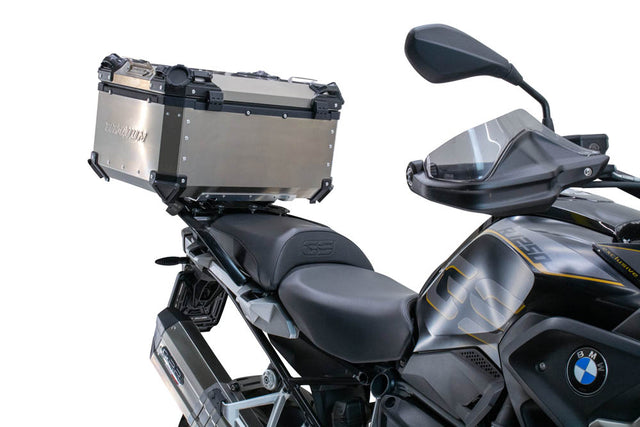 BMW R1250GS 2019-2020 GPR Tech 55L Titanium Top Case, Titanium Natural with Mounting Plate - photo 1