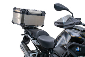 BMW R1250GS - Adventure 2021-2024 GPR Tech 55L Titanium Top Case, Titanium Natural with Mounting Plate - photo 1