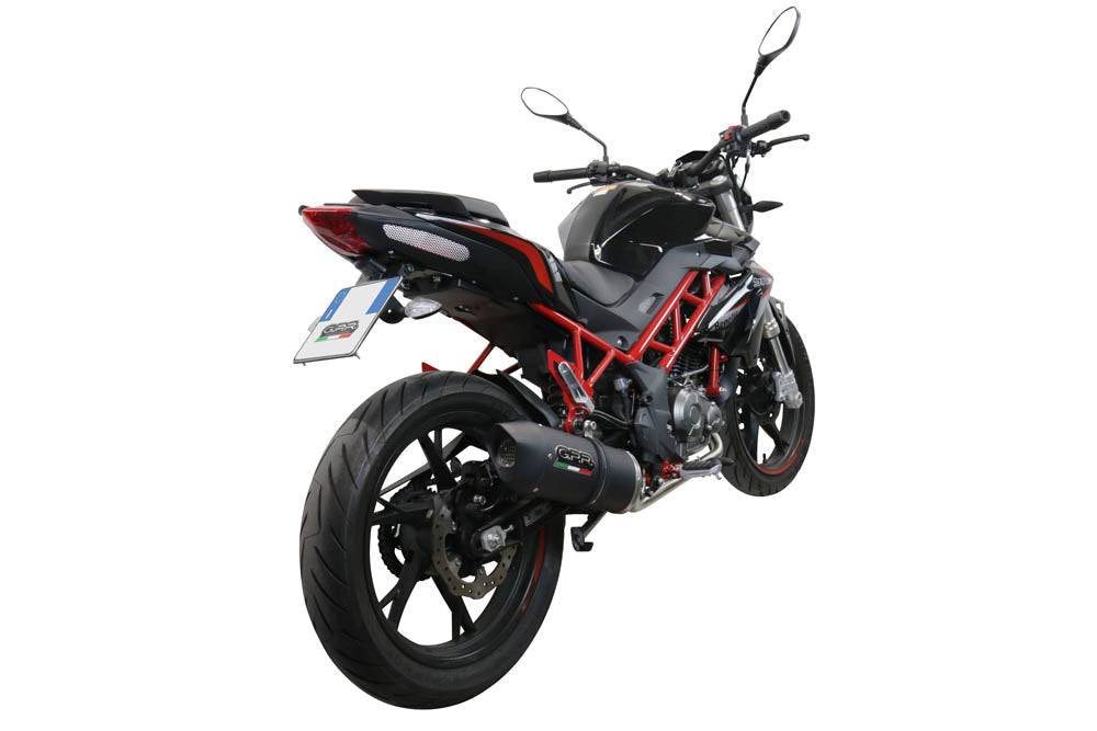 Benelli Bn 125 2018-2020 Exhaust GPR Full System Furore Evo4 Nero