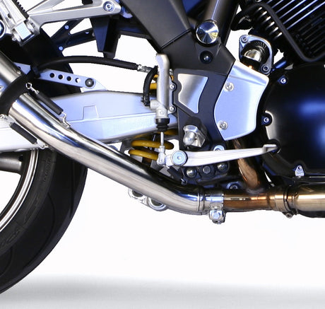 Yamaha Bt Bulldog 1100 2002-07 Exhaust GPR Double Slip-on Ghisa 