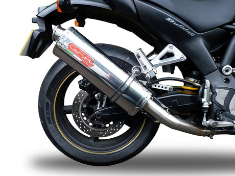 Yamaha Bt Bulldog 1100 2002-07 Exhaust GPR Double Slip-on Trioval