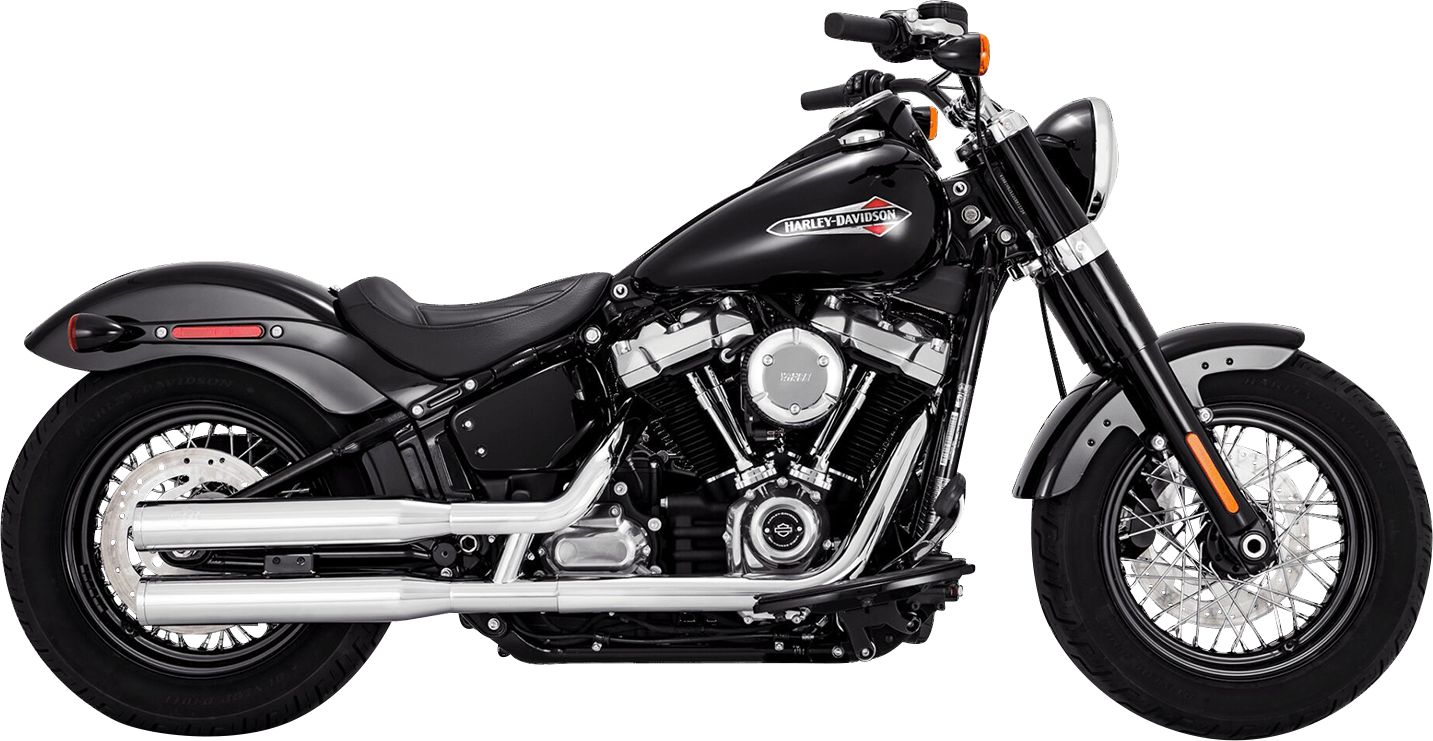 VANCE & HINES Eliminator 300 Slip-On Mufflers - Chrome Softail