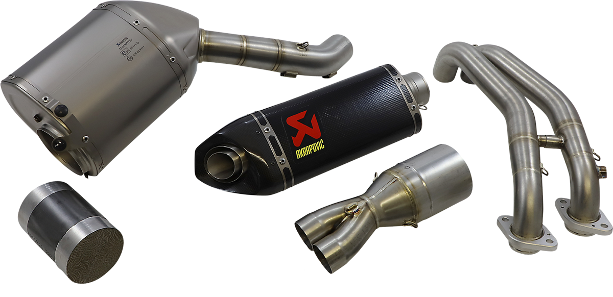 Escape Akrapovic Aprilia Tuono 660 / RS 660 2021-2024 Sistema completo Racing Line Fibra de carbono S-A6R4-HAPC