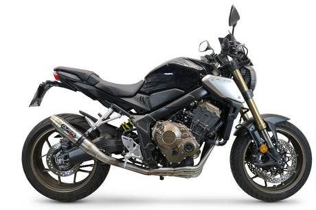 Honda CB650F 2014-2016 Exhaust GPR Full System Deeptone Inox