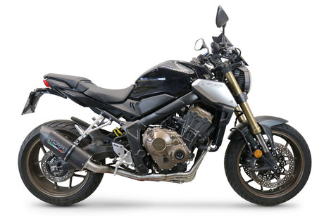 Honda CB650F 2014-2016 Exhaust GPR Full System Furore Nero