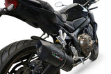 Honda CBR650F 2014-2016 Exhaust GPR Full System Furore Nero