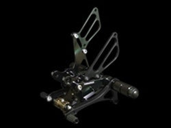 Kawasaki ZX 12 Rearsets Black – Sixty61
