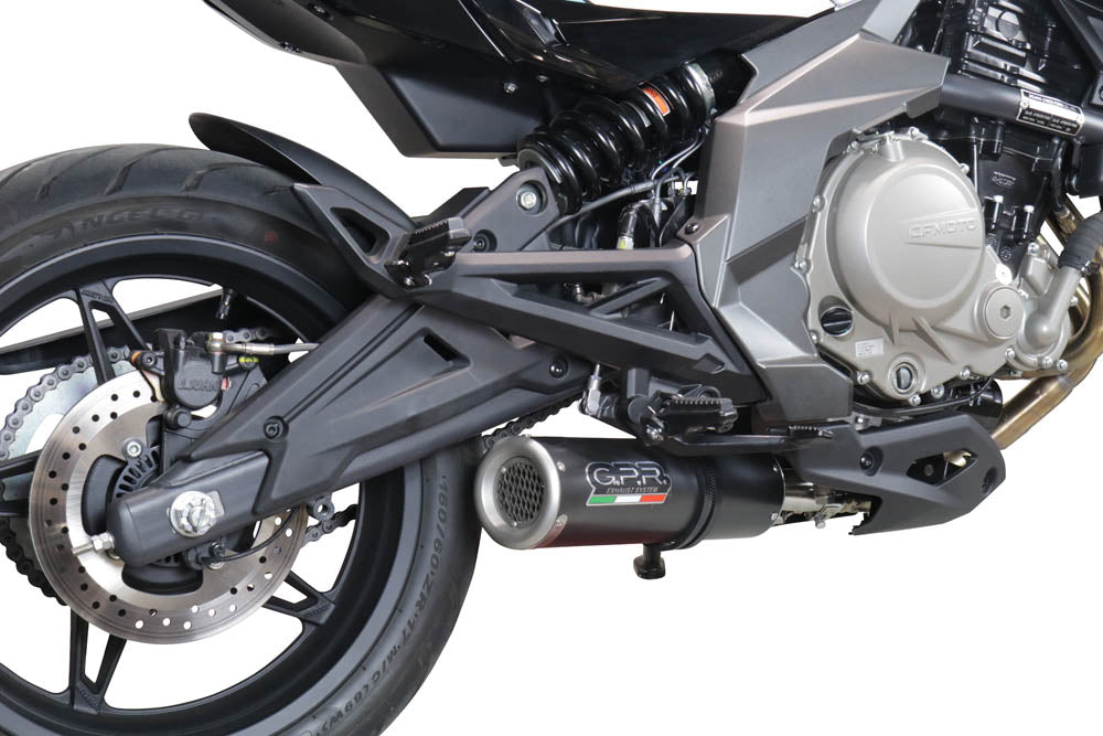 Cf Moto 400 NK 2019-2020 Exhaust GPR Slip-on M3 Black Titanium