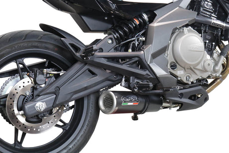Cf Moto 650 Mt 2019-2020 Exhaust GPR Slip-on M3 Black Titanium