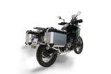 CF Moto 800 MT Touring/Explorer 2025-2026 GPR Tech 38+32L Aluminum Side Cases, Silver with Pannier Holders - photo 2