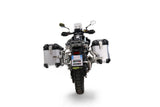 CF Moto 800 MT Touring/Explorer 2022-2024 GPR Tech 38+32L Aluminum Side Cases, Silver with Pannier Holders - photo 3