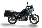 CF Moto 450MT 2023-2025 GPR Tech 38+32L Aluminum Side Cases, Black with Pannier Holders - photo 1