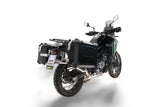 CF Moto 650 MT 2019-2020 GPR Tech 38+38L Aluminum Side Cases, Black with Pannier Holders - photo 2