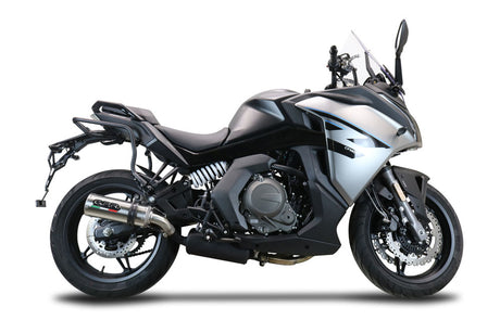 CF Moto 650 GT 2025-2026 Exhaust GPR Slip-on M3 Titanium Natural - photo 6