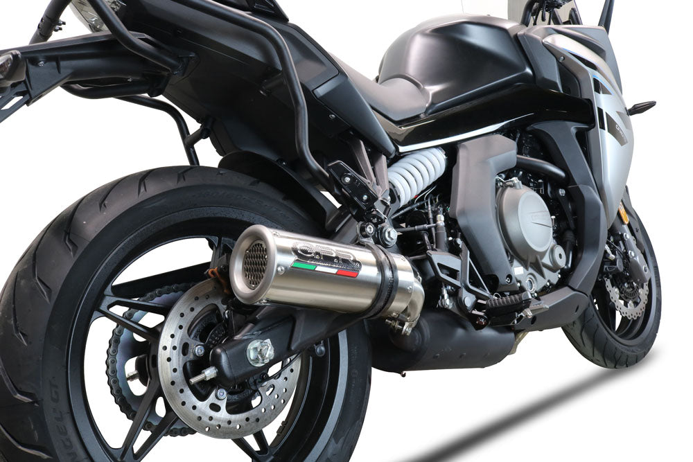 CF Moto 650 Gt 2025-2026 Exhaust GPR Slip-on M3 Titanium Natural - photo 8