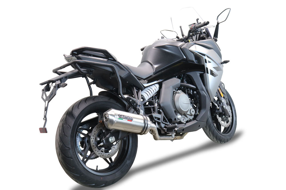 Cf Moto 650 Gt 2022-2024 Exhaust GPR Mid-Line Satinox 