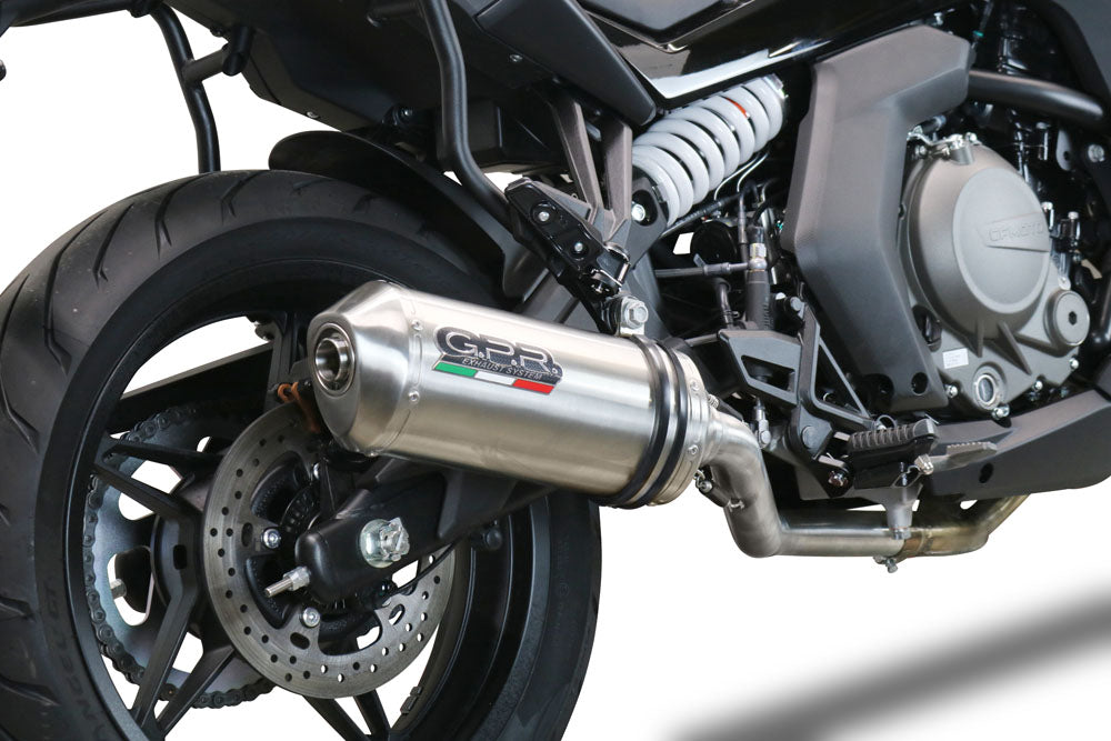 Cf Moto 650 Gt 2022-2024 Exhaust GPR Mid-Line Satinox 