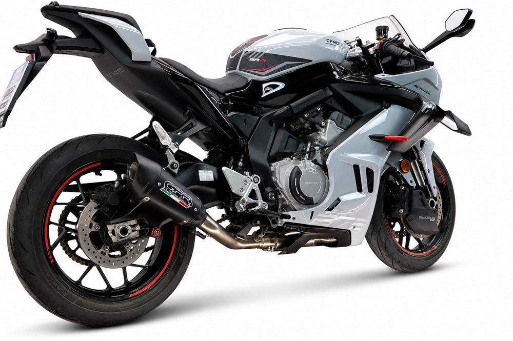 CF Moto 675SS 2024-2027 Exhaust GPR Full System GP-Revo Black Titanium