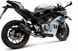 CF Moto 675SS 2024-2027 Exhaust GPR Full System GP-Revo Black Titanium
