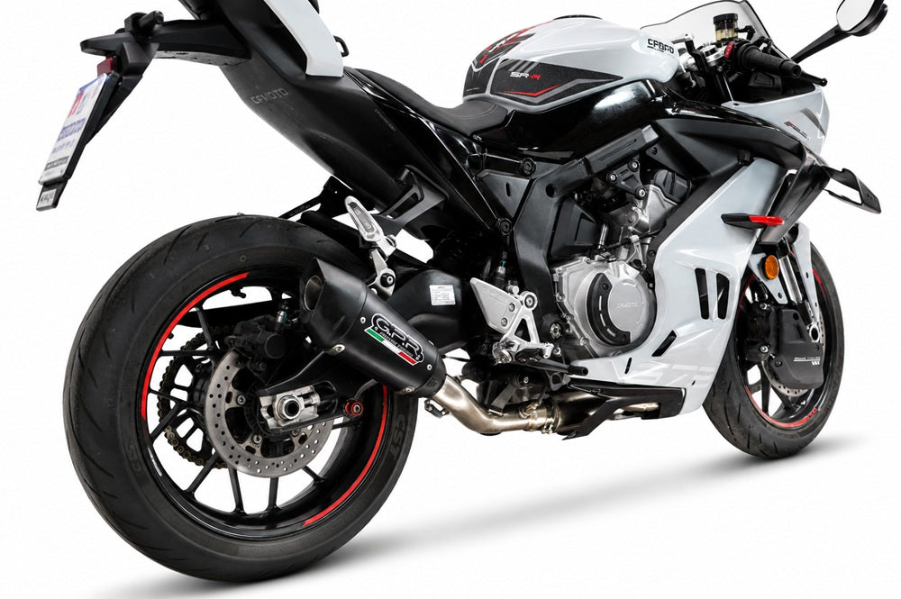 CF Moto 675SS 2024-2027 Exhaust GPR Full System GP-Revo Black Titanium