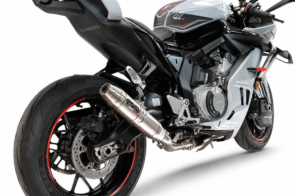 CF Moto 675SS 2024-2027 Exhaust GPR Full System Deeptone Inox