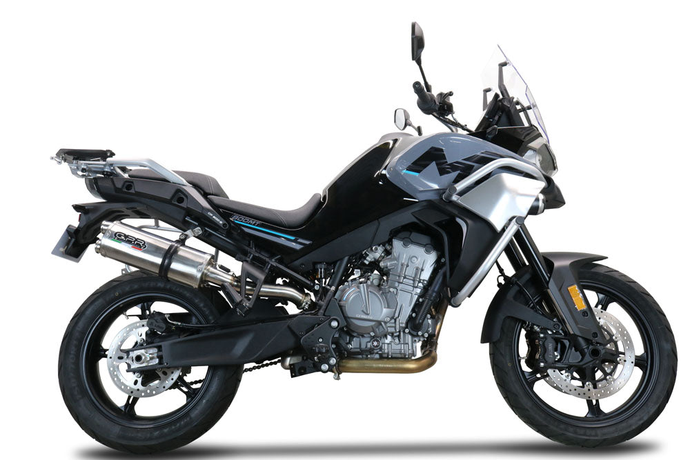 CF Moto 800 Mt Sport 2025-2026 Exhaust GPR Slip-on Dual Inox