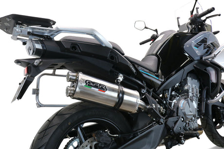 CF Moto 800 MT Sport 2025-2026 Exhaust GPR Slip-on Dual Inox - photo 6