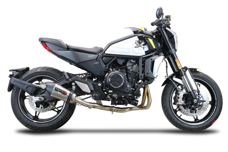 CF Moto 700 CL-X Sport 2022-2024 Exhaust GPR Mid-Line Grand Prix Evo Titanium - photo 4