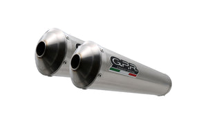 Yamaha MT-01 1000 2005-11 Exhaust GPR Double Slip-on Inox Tondo