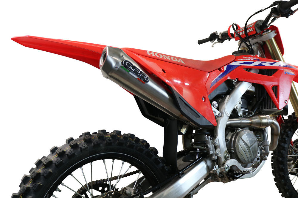 Honda CRF450R CRF450RX 2021-2024 Exhaust GPR Full System Pentacross FULL Titanium