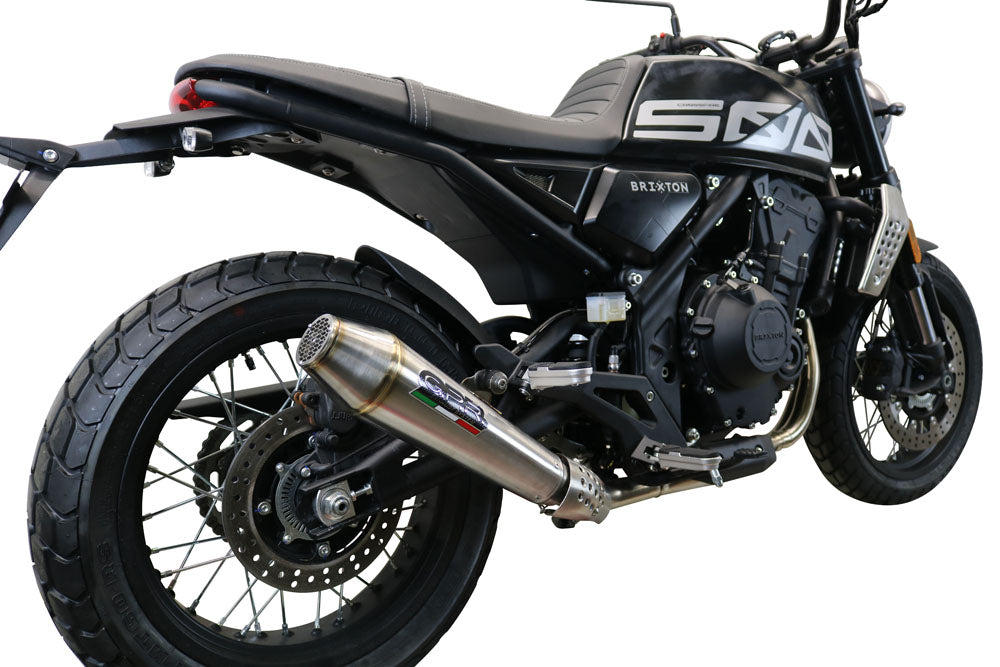 Brixton Crossfire 500X 2022-2023 Exhaust GPR Slip-on Ultracone