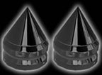 Sixty61 Spiked Bar Ends-Most Kawasaki-Black