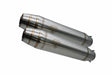 Bmw R 60 1973-1976 Exhaust GPR Silencers without link pipe Deeptone Inox CafÃ¨ Racer